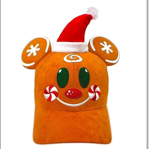 Disney Accessories - NWT DISNEY Gingerbread Mickey Hat